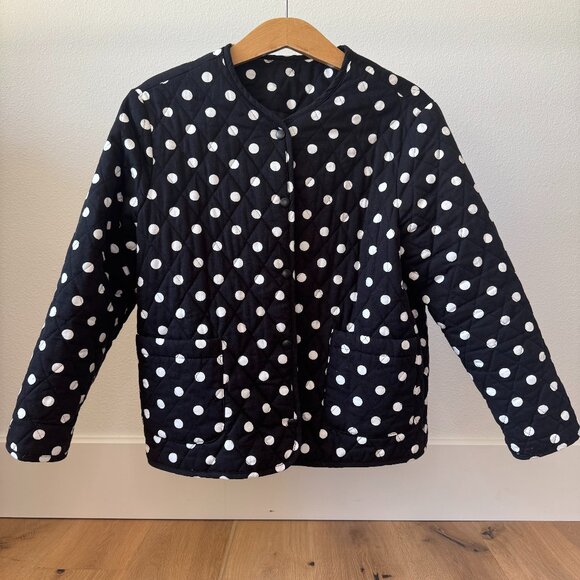 Cute Polka‑Dot Padded Jacket • Medium / Oversized Small Fit • Perfect Condition - Picture 1 of 16